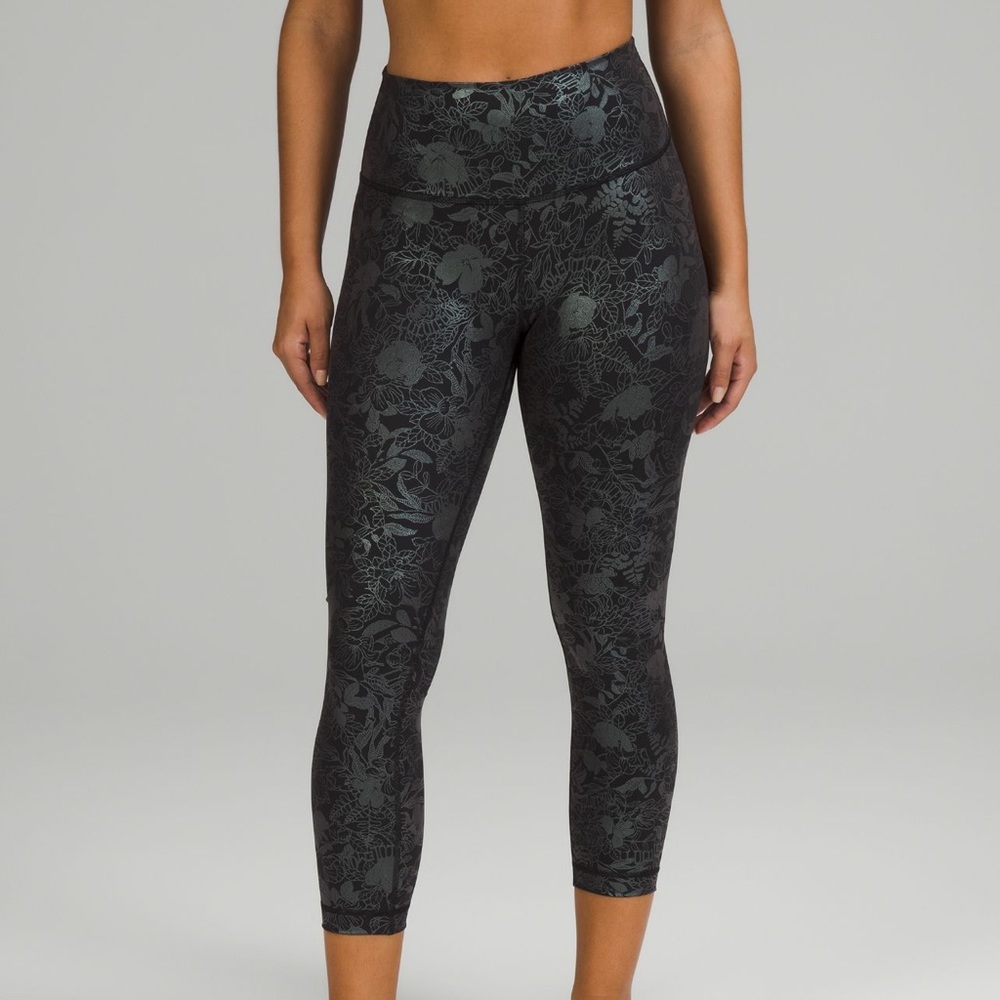 Lululemon Wunder Under HR Crop 23” *Shine